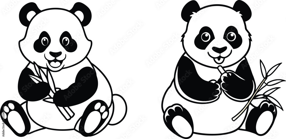 Obraz premium panda bear cub