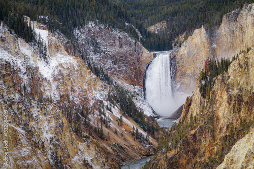 Waterfall in Yellowstone National Park