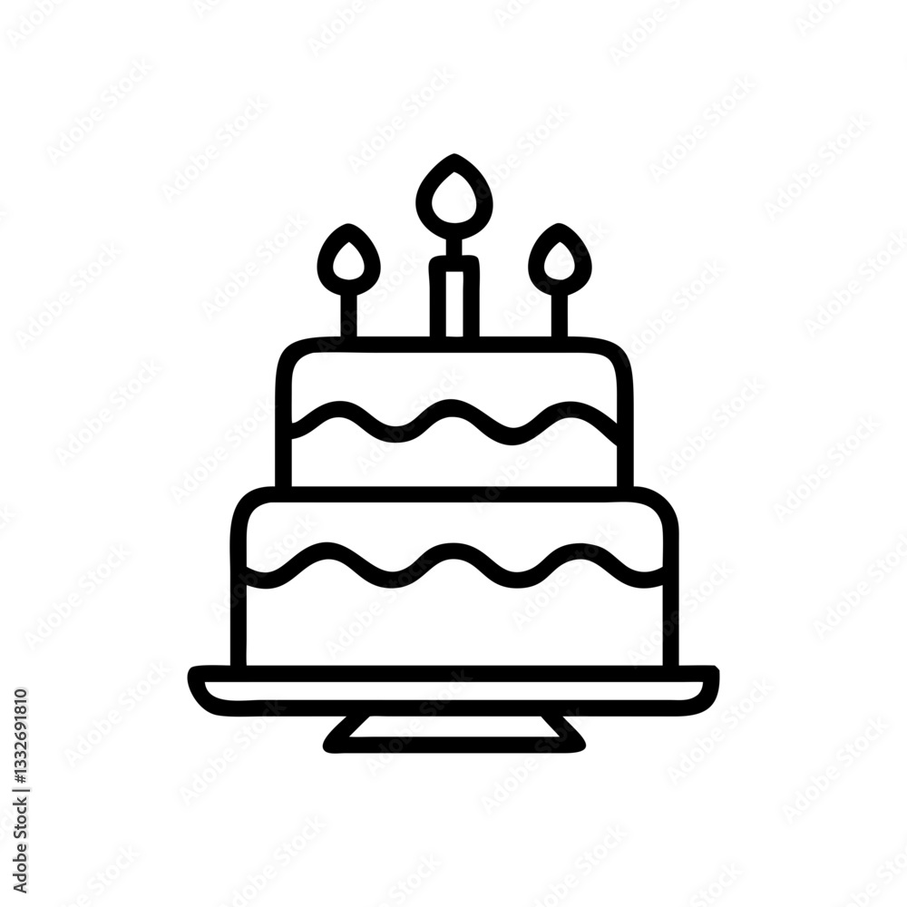 anniversary cake icon, anniversary cake flat illustration - simple vector illustration of anniversary cake , perfect for icons and logos anniversary cake icon, anniversary cake flat illustration - simple vector illustration of anniversary cake , perfect for icons and logos