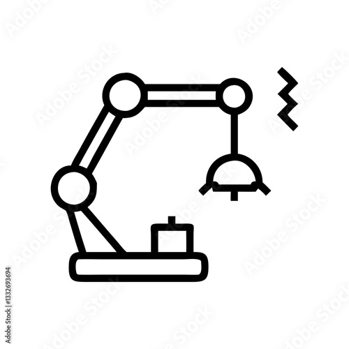 automation industry icon, automation industry flat illustration - simple vector illustration of automation industry , perfect for icons and logos