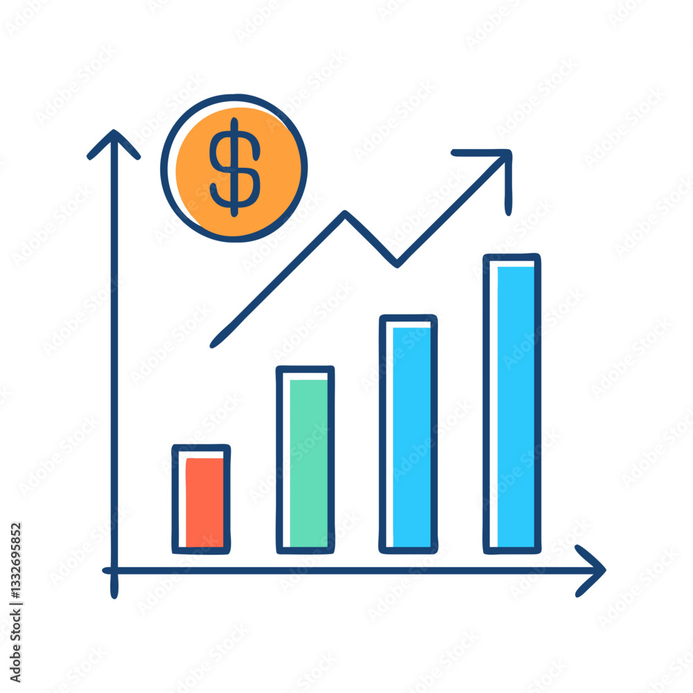 bar chart growth icon, bar chart growth flat illustration - simple vector illustration of bar chart growth , perfect for icons and logos bar chart growth icon, bar chart growth flat illustration - simple vector illustration of bar chart growth , perfect for icons and logos