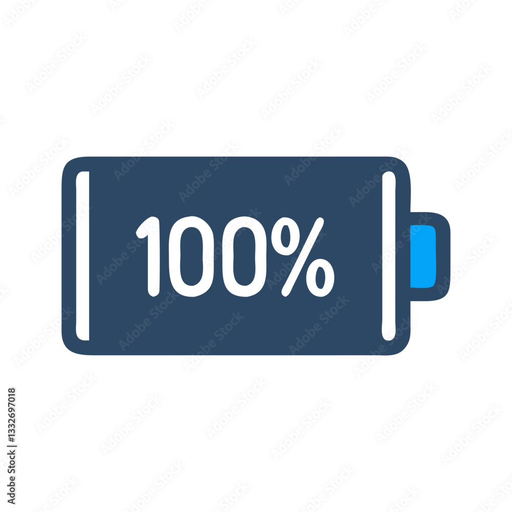 battery level indicator full icon, battery level indicator full flat illustration - simple vector illustration of battery level indicator full , perfect for icons and logos battery level indicator full icon, battery level indicator full flat illustration - simple vector illustration of battery level indicator full , perfect for icons and logos