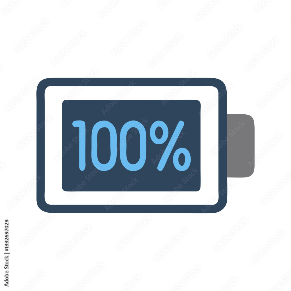 battery level indicator full icon, battery level indicator full flat illustration - simple vector illustration of battery level indicator full , perfect for icons and logos battery level indicator full icon, battery level indicator full flat illustration - simple vector illustration of battery level indicator full , perfect for icons and logos