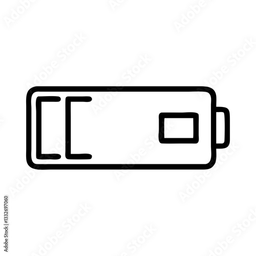 battery level indicator full icon, battery level indicator full flat illustration - simple vector illustration of battery level indicator full , perfect for icons and logos