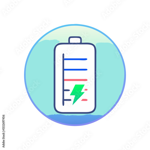 battery level indicator low icon, battery level indicator low flat illustration - simple vector illustration of battery level indicator low , perfect for icons and logos