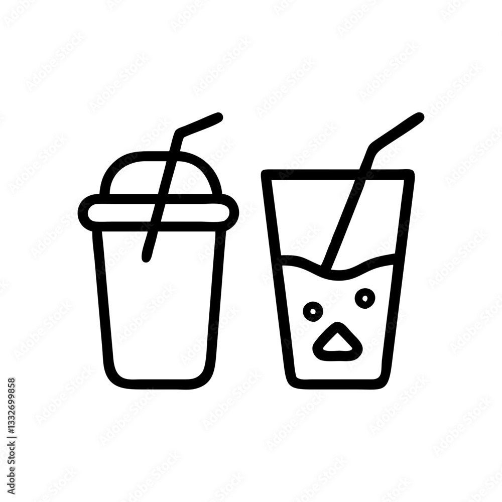 beverages icon, beverages flat illustration - simple vector illustration of beverages , perfect for icons and logos beverages icon, beverages flat illustration - simple vector illustration of beverages , perfect for icons and logos