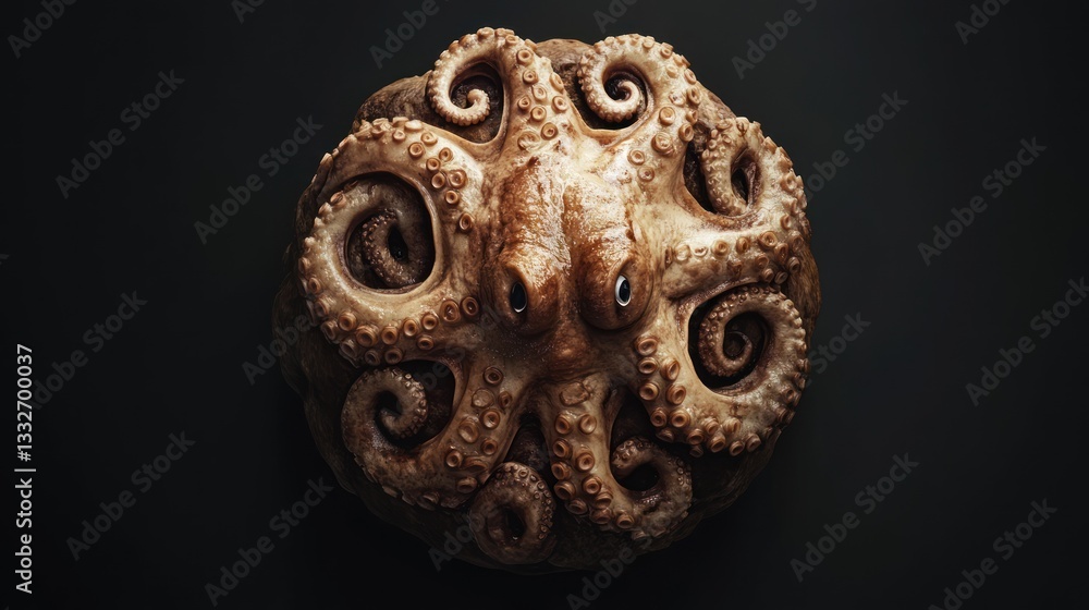 Octopus on Dark Surface Octopus on Dark Surface