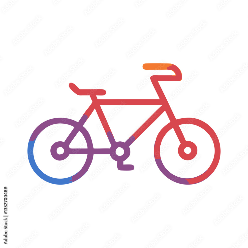 bicycle icon, bicycle flat illustration - simple vector illustration of bicycle , perfect for icons and logos bicycle icon, bicycle flat illustration - simple vector illustration of bicycle , perfect for icons and logos