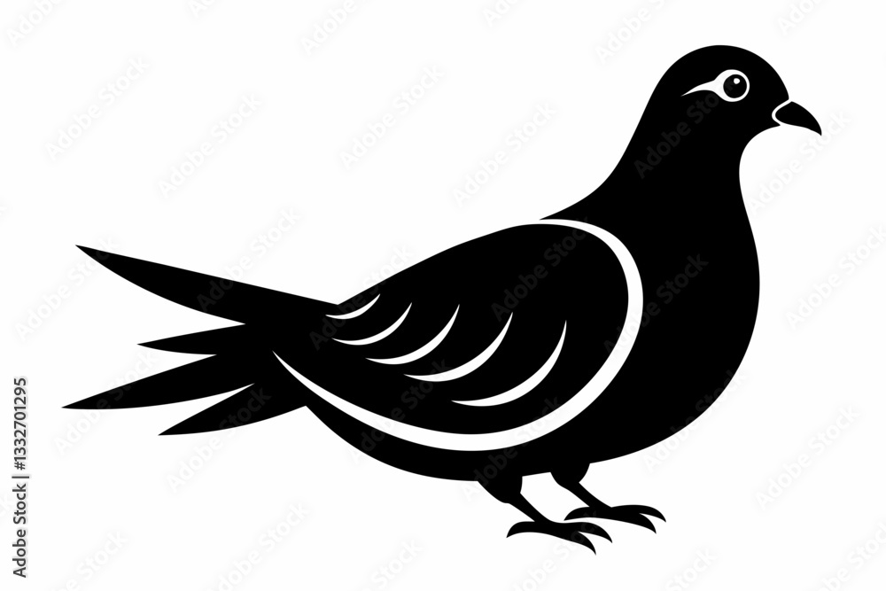 mourning dove line art silhouette vector illustration mourning dove line art silhouette vector illustration
