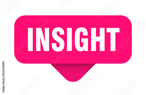 insight sticker. insight sign on transparent background