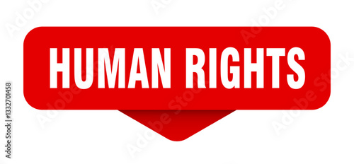 human rights sticker. human rights sign on transparent background