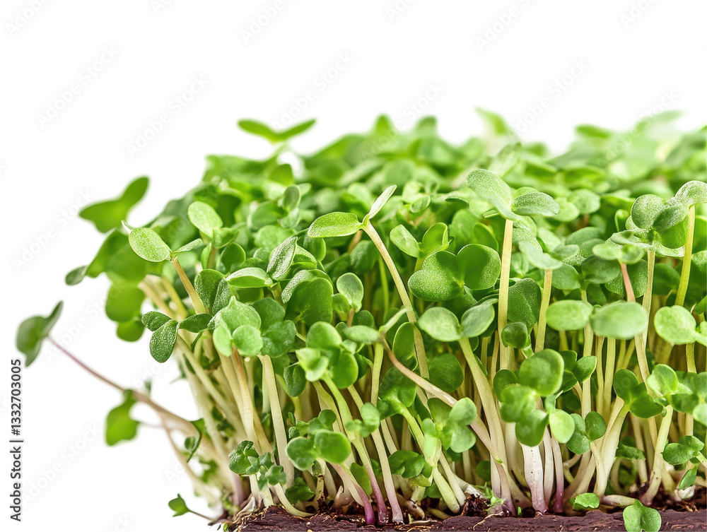 Isolated Microgreens Sprouts Isolated Microgreens Sprouts
