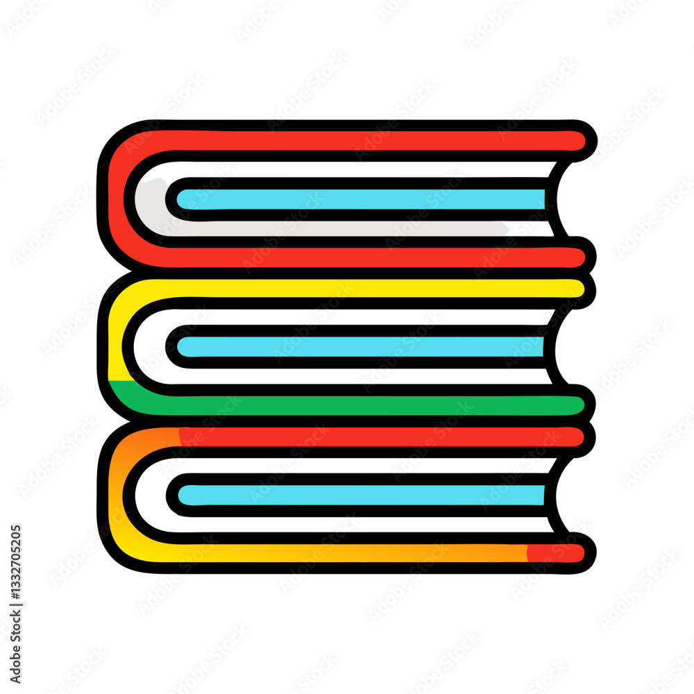 books stack icon, books stack flat illustration - simple vector illustration of books stack , perfect for icons and logos books stack icon, books stack flat illustration - simple vector illustration of books stack , perfect for icons and logos