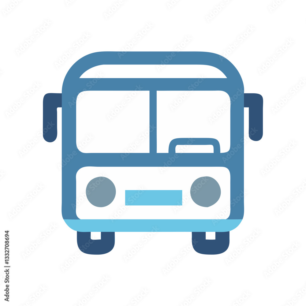 bus icon, bus flat illustration - simple vector illustration of bus , perfect for icons and logos bus icon, bus flat illustration - simple vector illustration of bus , perfect for icons and logos
