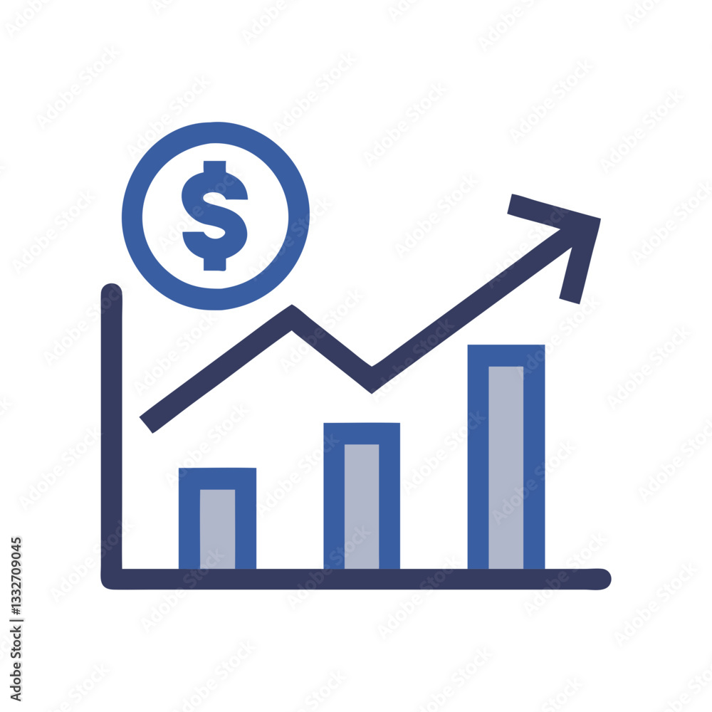 business growth icon, business growth flat illustration - simple vector illustration of business growth , perfect for icons and logos business growth icon, business growth flat illustration - simple vector illustration of business growth , perfect for icons and logos