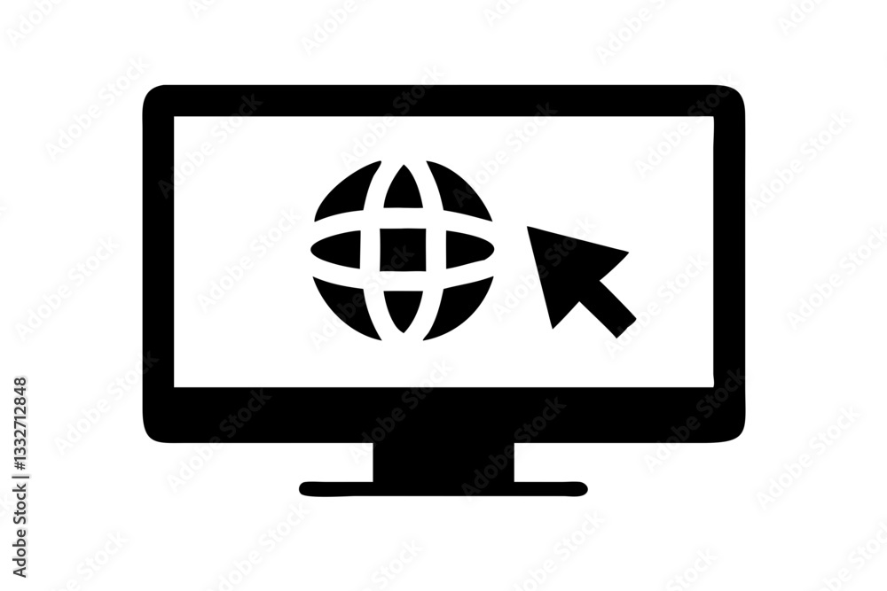 Click to Visit Website Icon – Flat Vector Internet Navigation Symbol
Click to Visit Website Icon – Flat Vector Internet Navigation Symbol