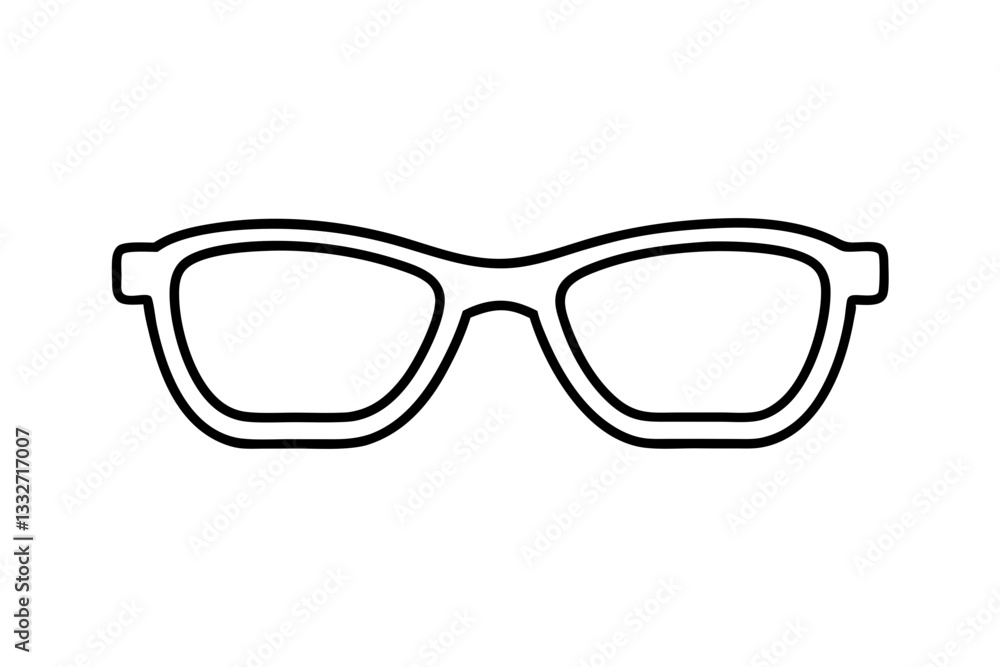 Eyeglasses Flat Icon – Vision and Optics Symbol for Apps & Websites
Eyeglasses Flat Icon – Vision and Optics Symbol for Apps & Websites
