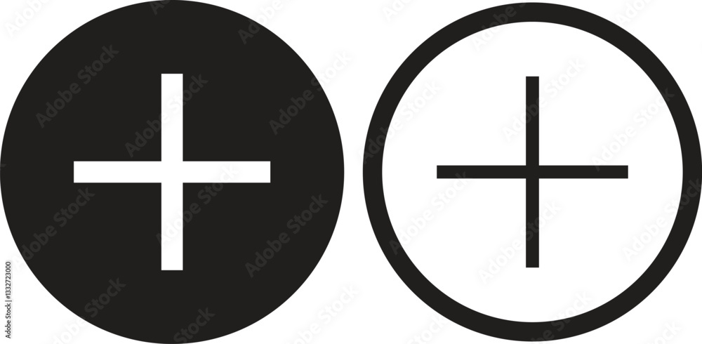 Pluss circle icon in flat line set Mathematical symbols. isolated on transparent background Pluss circle icon in flat line set Mathematical symbols. isolated on transparent background