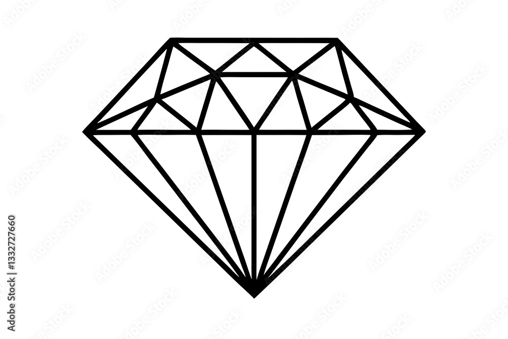 Rectangular Emerald Gem Line Art Icon for Apps
Rectangular Emerald Gem Line Art Icon for Apps