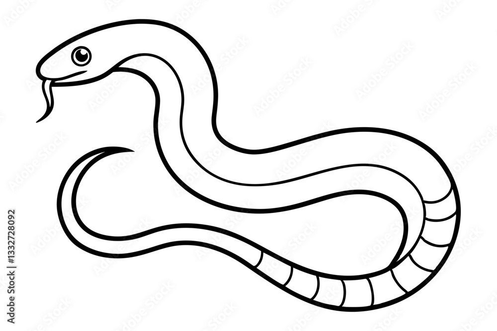 Reptile Snake or Serpent Flat Icon for Animal Apps
Reptile Snake or Serpent Flat Icon for Animal Apps