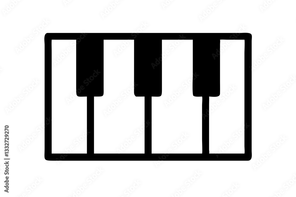 Seven Piano or Electronic Keyboard Keys Line Art Icon, Minimalist Piano Keys Design, Keyboard Icon for Apps and Websites, Digital Piano Keys Vector, Music Keyboard Line Drawing, Electronic Piano Icon
Seven Piano or Electronic Keyboard Keys Line Art Icon, Minimalist Piano Keys Design, Keyboard Icon for Apps and Websites, Digital Piano Keys Vector, Music Keyboard Line Drawing, Electronic Piano Icon
