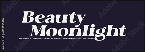 Italic classy, elegant serif vector font. Alphabet with Uppercase, lowercase, and number. groovy and retro display font.