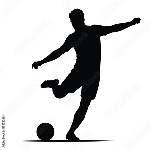 football player silhouette