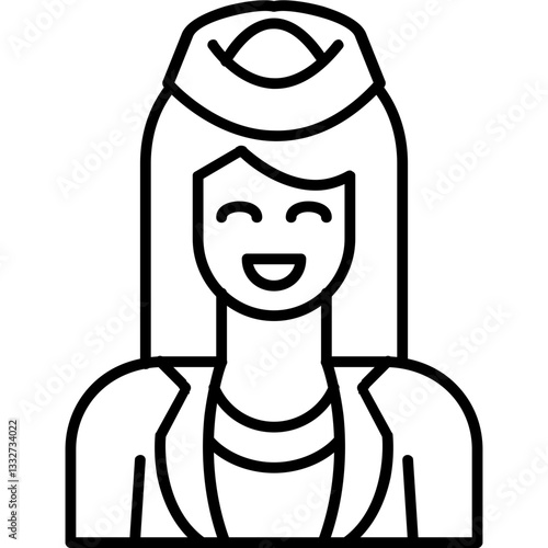 Stewardess Icon