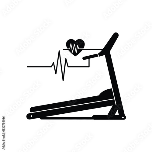 man running on a treadmill