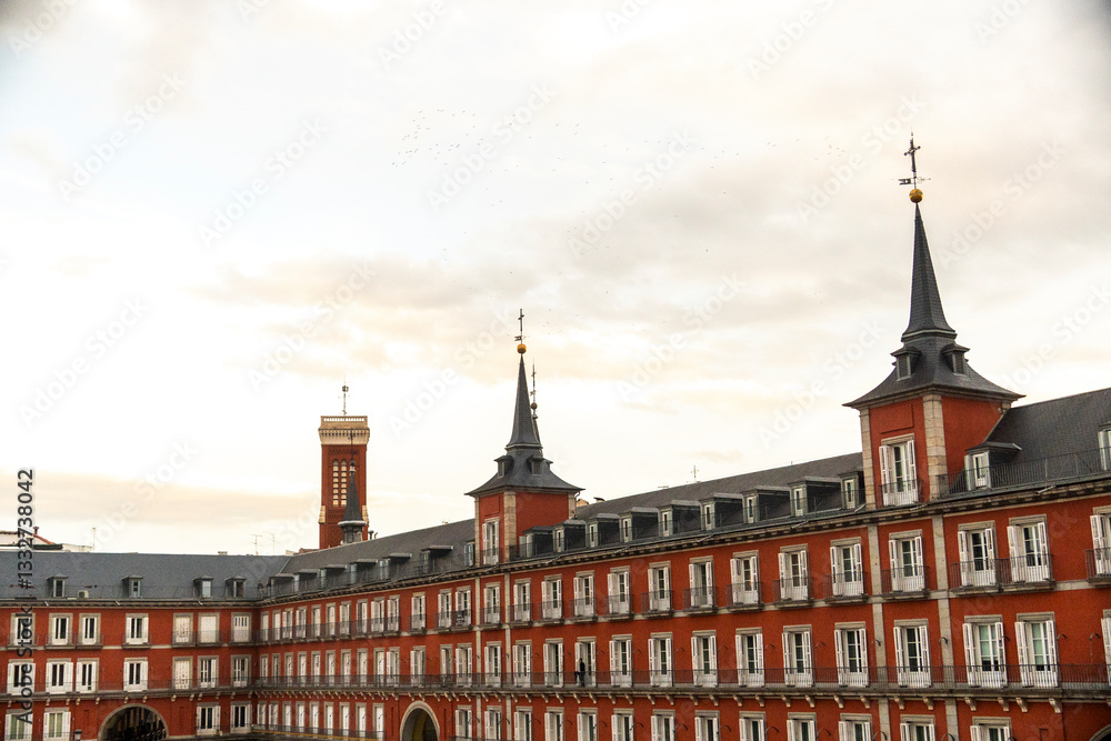Fototapeta premium plaza Mayor in Madrid, Spain