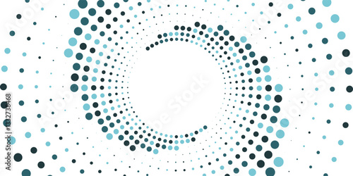 Light BLUE vector layout with circle shapes. Blurred decorative design in abstract style with bubbles. Template for your brand book.vector eps10