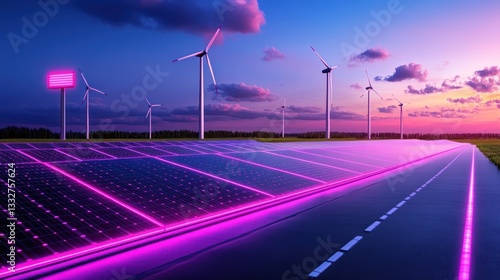 Futuristic Solar Road: A Vision of Sustainable Energy