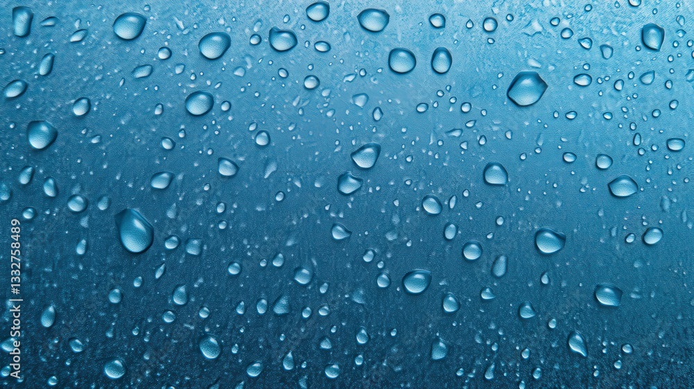 Abstract Blue Water Droplets Background Texture Abstract Blue Water Droplets Background Texture