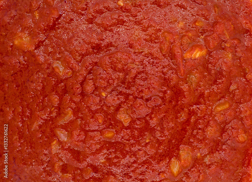tomato sauce closeup