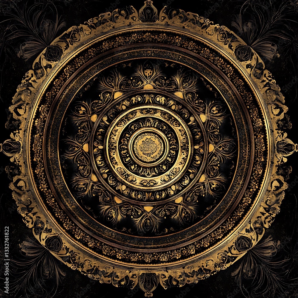 Intricate bodhi mandala design captivating symmetry rich spiritual detail patterns Intricate bodhi mandala design captivating symmetry rich spiritual detail patterns