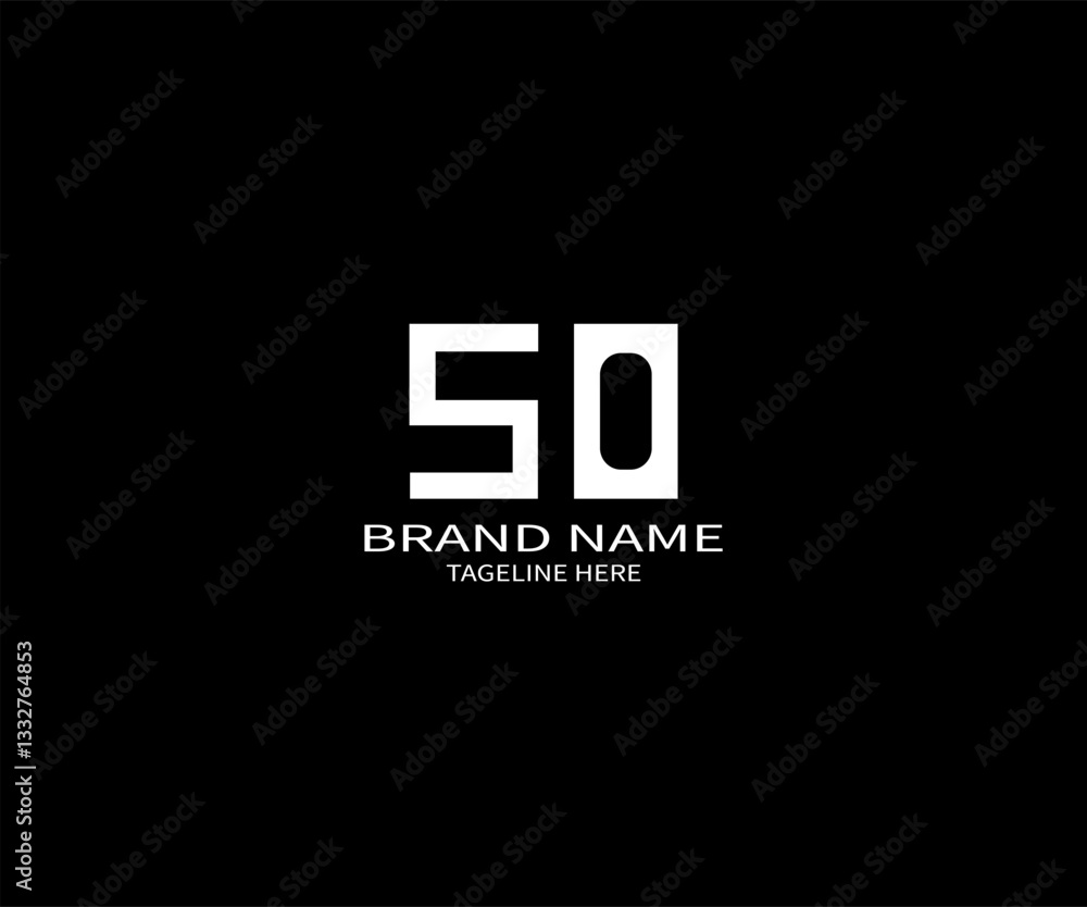 Minimalist SO Logo Design for Modern Brand Identity Minimalist SO Logo Design for Modern Brand Identity