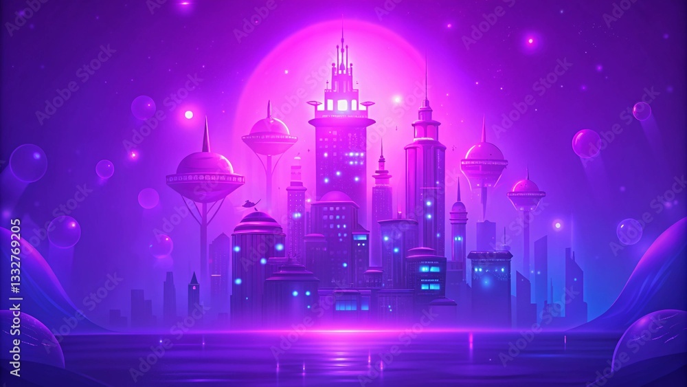 Futuristic City Beneath the Waves
