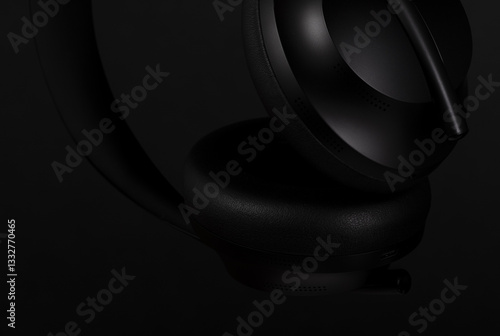 black quality headphones