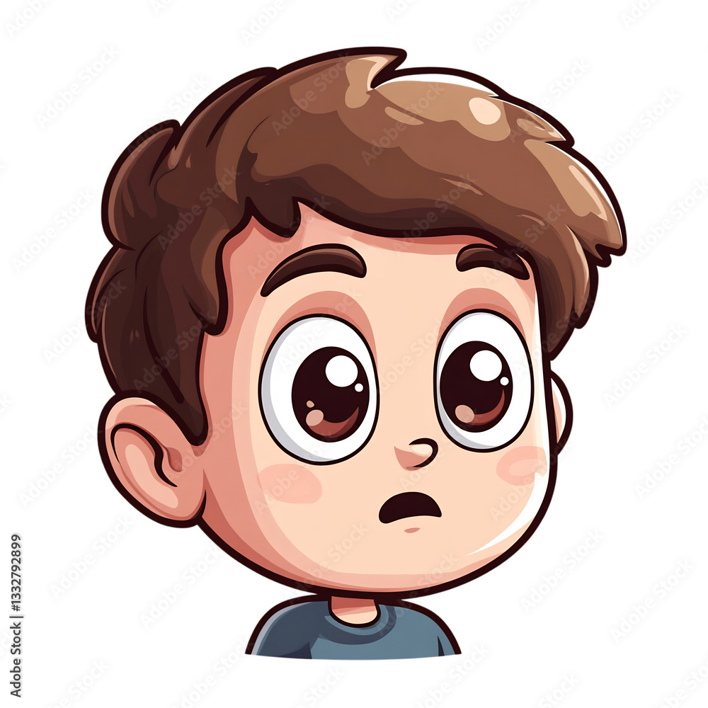 Atemoya Cartoon Character with Sad Look Isolated on Transparent Background Atemoya Cartoon Character with Sad Look Isolated on Transparent Background