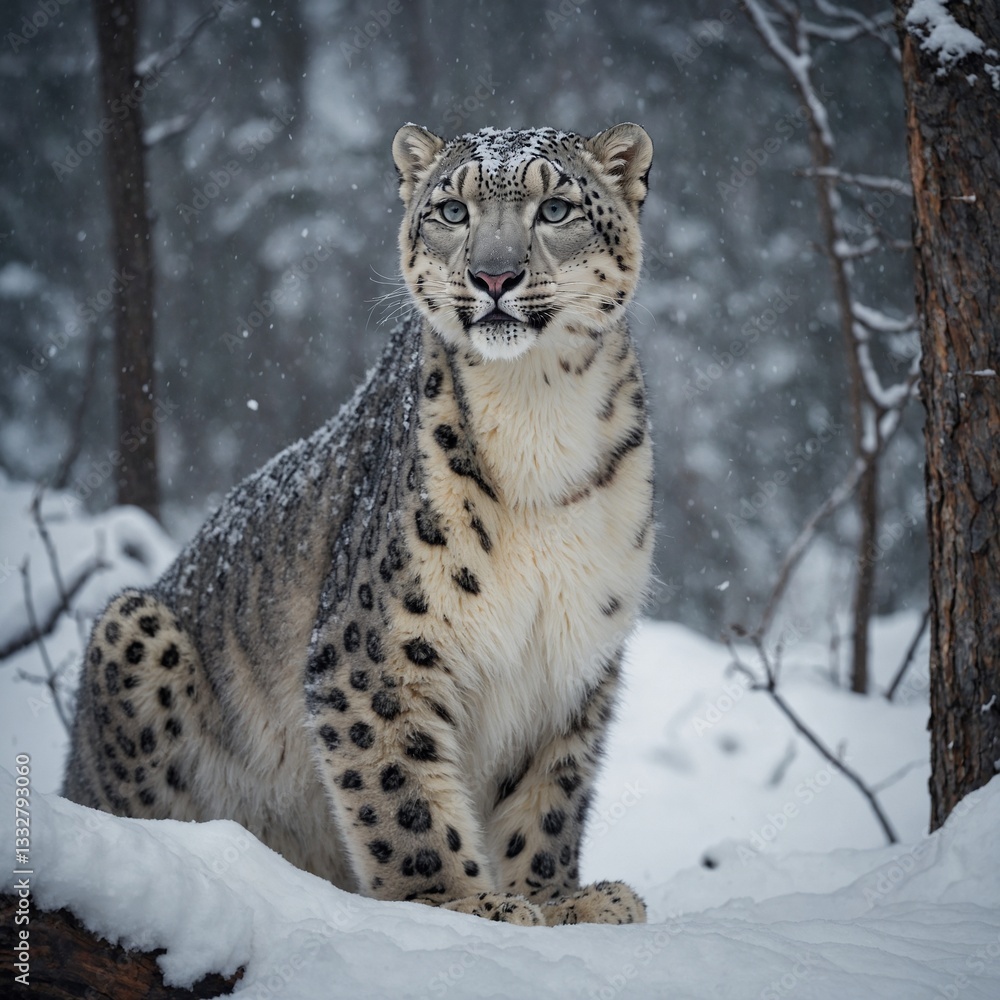 Obraz premium snow leopard 