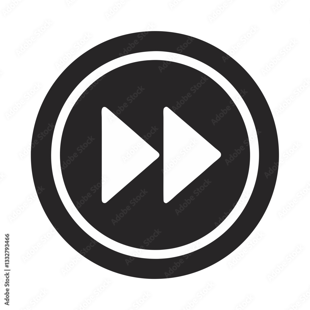 black fast forward icon flat stroke for apps and websites – ideal for media control, playback features, digital players, and video navigation interfaces
black fast forward icon flat stroke for apps and websites – ideal for media control, playback features, digital players, and video navigation interfaces