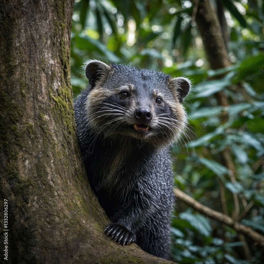 Naklejka premium european brown bear