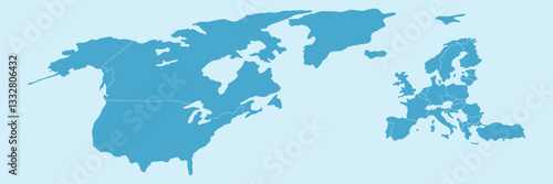 Abstract Map on NATO