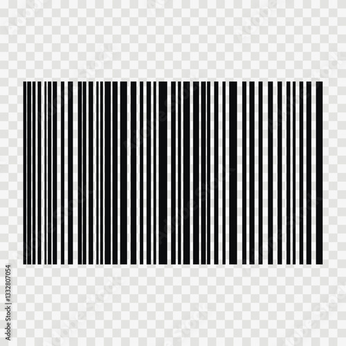 Barcode isolated on white background. Code stripes sticker. Barcode labels, customers qr code.