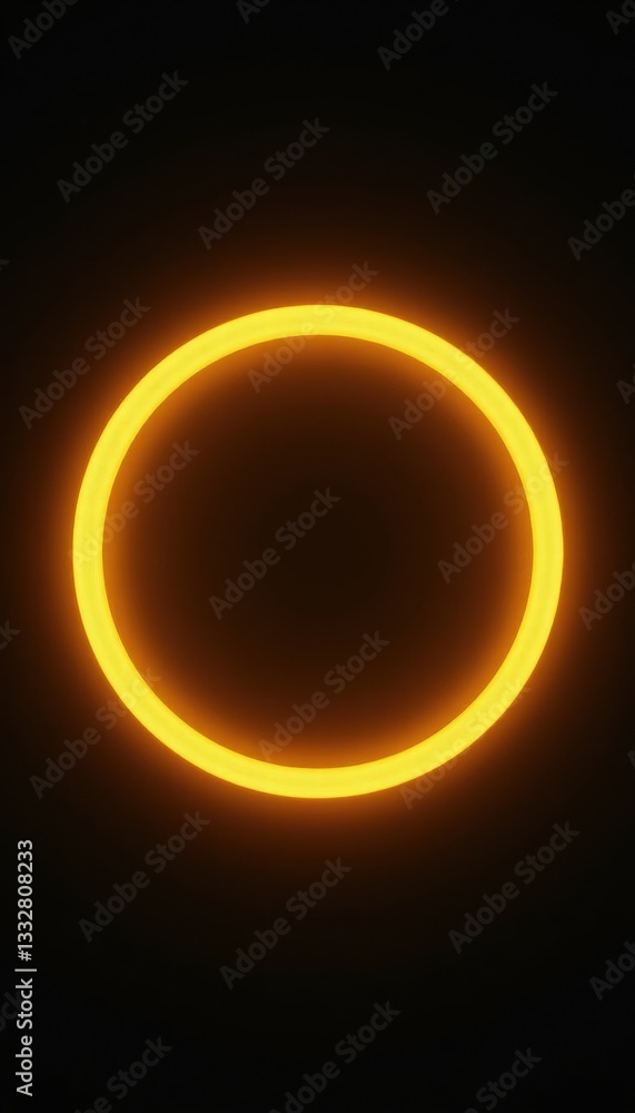 Vibrant circular light against a dark background, creating an eye-catching visual effect perfect for modern design and graphic themes. Vibrant circular light against a dark background, creating an eye-catching visual effect perfect for modern design and graphic themes.