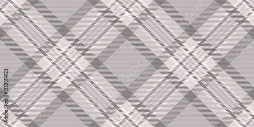Elegant grayscale plaid pattern.  Subtle texture, ideal for textiles, website backgrounds, or packaging.  Versatile design evokes sophistication and understated style.