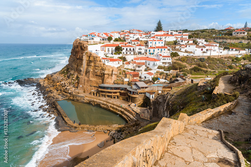 Azenhas do Mar enchants with its dramatic cliffs and stunning ocean views in Portugal.