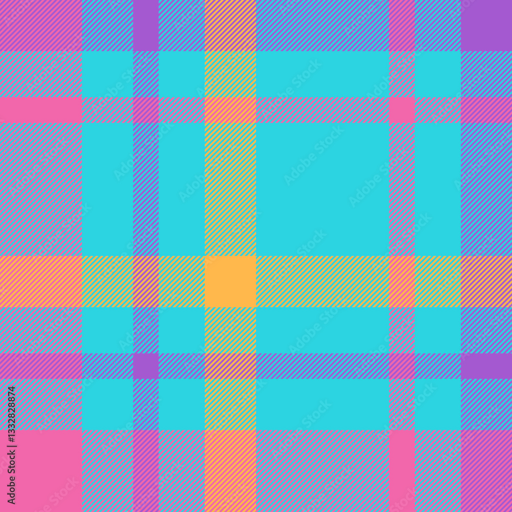 Vibrant pastel plaid pattern. Perfect for textile design, website backgrounds, or playful branding. This cheerful, textured image evokes feelings of happiness and optimism. Vibrant pastel plaid pattern. Perfect for textile design, website backgrounds, or playful branding. This cheerful, textured image evokes feelings of happiness and optimism.