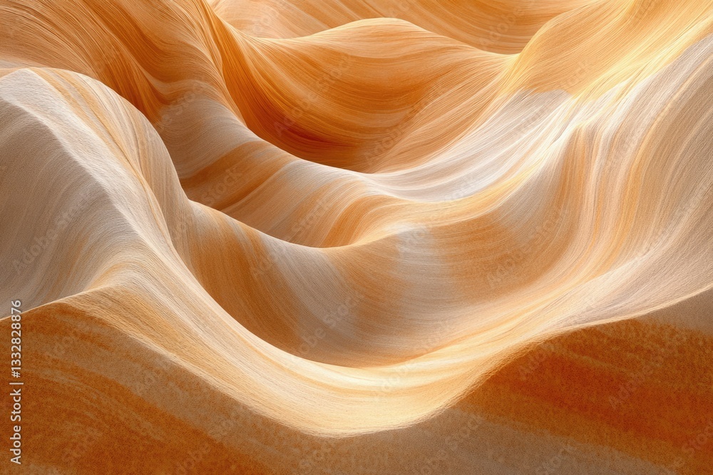 Swirling sandstone layers create a mesmerizing abstract pattern of warm orange and beige hues in a canyon. Swirling sandstone layers create a mesmerizing abstract pattern of warm orange and beige hues in a canyon.