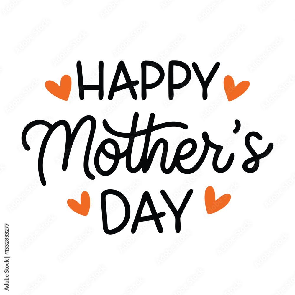 happy mother s day typography Design happy mother s day typography Design
